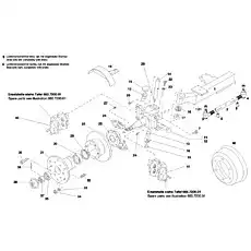 AVAILABLE ON REQUEST - Блок «644.7700 FRONT AXLE»  (номер на схеме: 11)