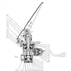 60 backstop - Блок «HP3514AB Воздушный тормозной клапан»  (номер на схеме: 1)