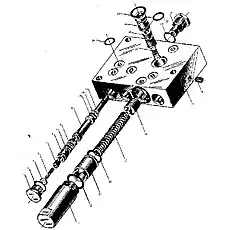 0ne-way valve - Блок «Клапан распределения в сборе»  (номер на схеме: 5)