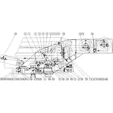 Aircondition valve assembly - Блок «08613044 Трубопровод гидравлической системы»  (номер на схеме: 81)