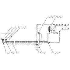 Adjusting plate - Блок «xz25k-83a Блок воздушного кондиционирования»  (номер на схеме: 21)