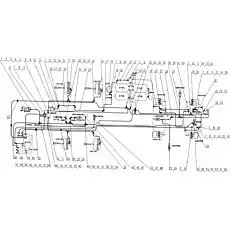 Bolt M8x25 - Блок «xz35k-42 Трубки циркуляции воздуха в сборе»  (номер на схеме: 13)