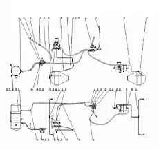 Brake light switch T-connector - Блок «Рабочая тормозная система»  (номер на схеме: 13)