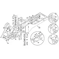 Articulated pin - Блок «Система рамы»  (номер на схеме: 20)