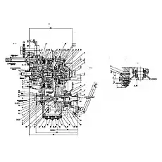 1st-Range Gear Assembly - Блок «Z33E03T8 Трансмиссия»  (номер на схеме: 6)