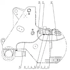 Assistor - Блок «Система торможения - Передняя рама трубки остановки»  (номер на схеме: 11)