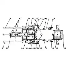 1 Lubricate Conduit1 - Блок «Z90H21 Ручная централизованная смазочная система»  (номер на схеме: 16)