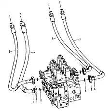 Винт M12x35-12,9 - Блок «Трубопровод обратный основной»  (номер на схеме: 6)