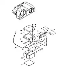 БОЛТ - Блок «Аккумуляторная батарея»  (номер на схеме: 21)