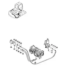 БЛОК - Блок «Трубопровод системы управления»  (номер на схеме: 15)