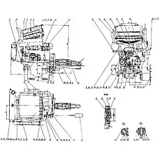 Болт М12х35-8.8-Zn.D - Блок «00E0247 Система двигателя»  (номер на схеме: 41)