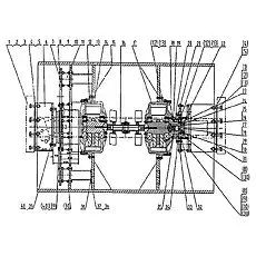 Болт - Блок «20Y0017 Механизм вибрации в сборе»  (номер на схеме: 36)