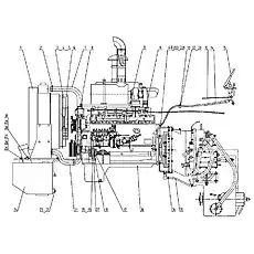 ALTERNATOR - Блок «Система двигателя»  (номер на схеме: 43)