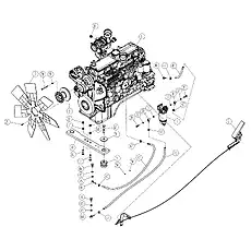 BOLT M10×45-8.8-ZN.D - Блок «ENGINE SYSTEM 00Y0229_000_00»  (номер на схеме: 35)