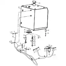 Болт - Блок «Топливная система»  (номер на схеме: 1)