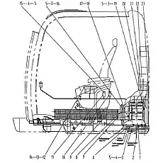 Болт М10x45-8.8-Zn.D - Блок «Воздушный кондиционер 1»  (номер на схеме: 14)