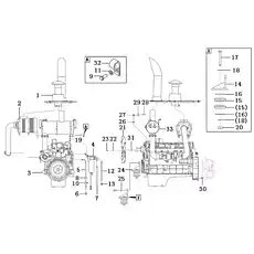Air cleaner - Блок «Engine assembly A1-2801000546»  (номер на схеме: 2)