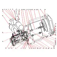 Bracket - Блок «Система двигателя»  (номер на схеме: 56)