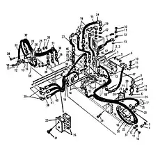 Болт - Блок «401211 Гидравлическая вибрационная система»  (номер на схеме: 31)
