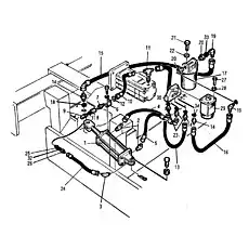 Адаптер - Блок «401511 Гидравлическая система рулевого управления»  (номер на схеме: 23)