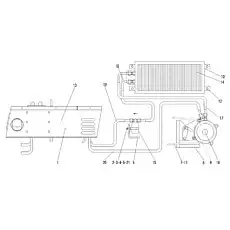 AIR CONDITIONER ZG30L16 - Блок «Система кондиционирования»  (номер на схеме: 1)