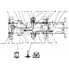 Air tank - Блок «Рабочий тормозной узел»  (номер на схеме: 13)