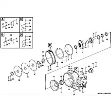 Anchor plate - Блок «Гидротрансформатор B0410-4110002520»  (номер на схеме: 28)