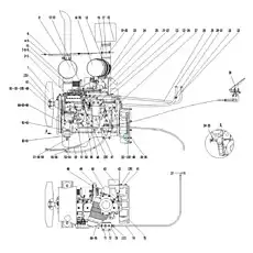 BEARER - Блок «Дизельный двигатель в сборе»  (номер на схеме: 25)