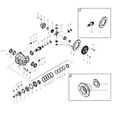 Roller bearing GB283-NUP2307 - Блок «Disk brake E3-2907001309»  (номер на схеме: 39)