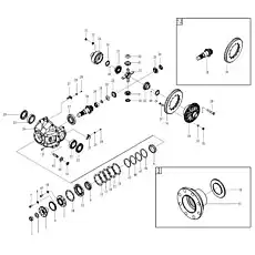 Shim - Блок «Rear axle main drive assembly E7-2909000876»  (номер на схеме: 12)