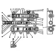 O-RING GB1235-20*2.4 - Блок «Управление трансмиссией LG03-BSF Клапан (350802)»  (номер на схеме: 23)