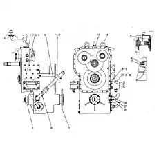 A307a transmission system A307A - Блок «Трансмиссия в сборе»  (номер на схеме: 6)