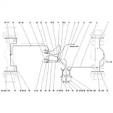 AIR RESERVOIR - Блок «Рабочая тормозная система»  (номер на схеме: 43)