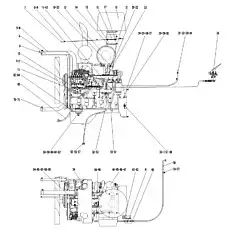 SHOCK ABSORBER CBB95-2 - Блок «Дизельный двигатель в сборе»  (номер на схеме: 62)