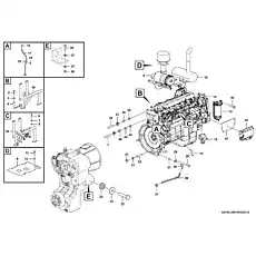 Absorber   - Блок «Engine system A0100-2901006203.S»  (номер на схеме: 33 )