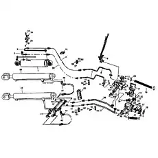 Болт - Блок «Рабочая гидравлическая система LW330F.10»  (номер на схеме: 9)