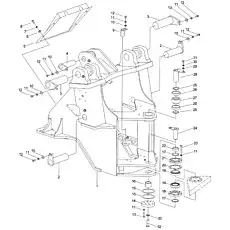 Подшипник 32217 (GB/T297-1994) - Блок «Передняя рама»  (номер на схеме: 19)