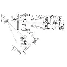 Цилиндр - Блок «Рабочая гидравлическая система»  (номер на схеме: 12)