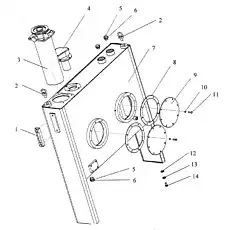 Блокируемый сапун фильтра - Блок «Гидравлический резервуар»  (номер на схеме: 4)