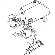 PLUG - Блок «Трубопровод управления лезвия»  (номер на схеме: 11)