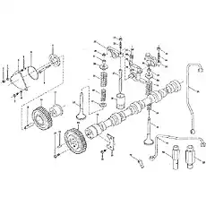 Screw - Блок «Механизм распределения клапанов»  (номер на схеме: 40)