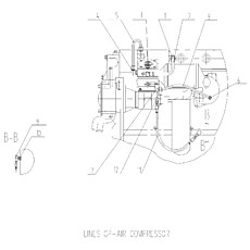 LINES GP-AIR COMPRESSOR M47BZ005+A