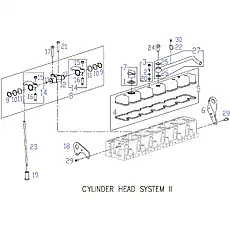 PLUG - Блок «CYLINDER HEAD SYSTEM 2»  (номер на схеме: 13)