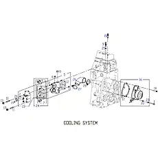 PLUG (Z3/4) - Блок «COOLING SYSTEM»  (номер на схеме: 8)