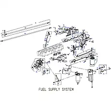 CUSHION, RAIL FUEL INLET LINE - Блок «FUEL SUPPLY SYSTEM»  (номер на схеме: 11)