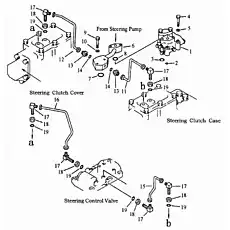 0-ring - Блок «Трубопровод управления и клапана безопасности»  (номер на схеме: 2)