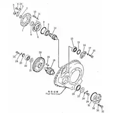 bearing, roller - Блок «Корпус бортового редуктора и механизма»  (номер на схеме: 26)
