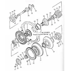 bearing - Блок «Вал турбины и статор»  (номер на схеме: 27)