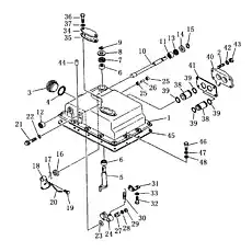 pin - Блок «Клапан коробки передач. Крышка и рычаг»  (номер на схеме: 26)