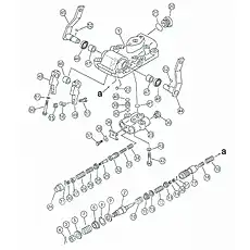 O-ring - Блок «Steering valve 1»  (номер на схеме: 40)